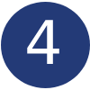 A blue circle with the number four on it